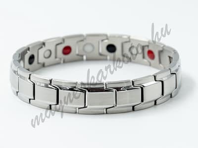 Mágneses férfi karkötő orvosi acélból - Nathan