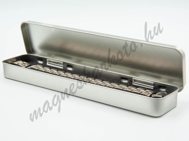 Karláncdoboz - fém, ezüst - Image 2