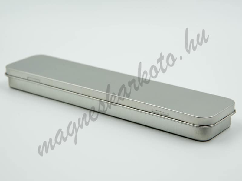 Karláncdoboz - fém, ezüst